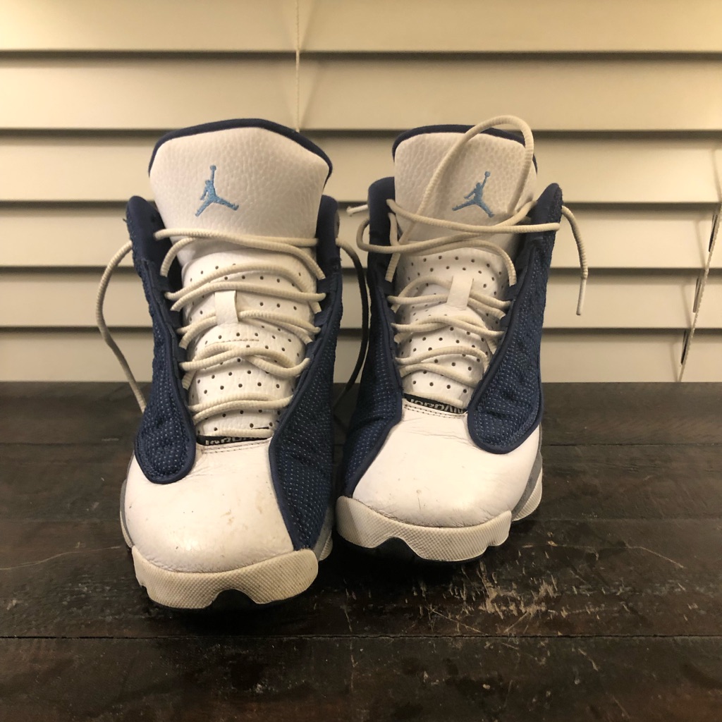 Jordan 13 Navy Blue And White